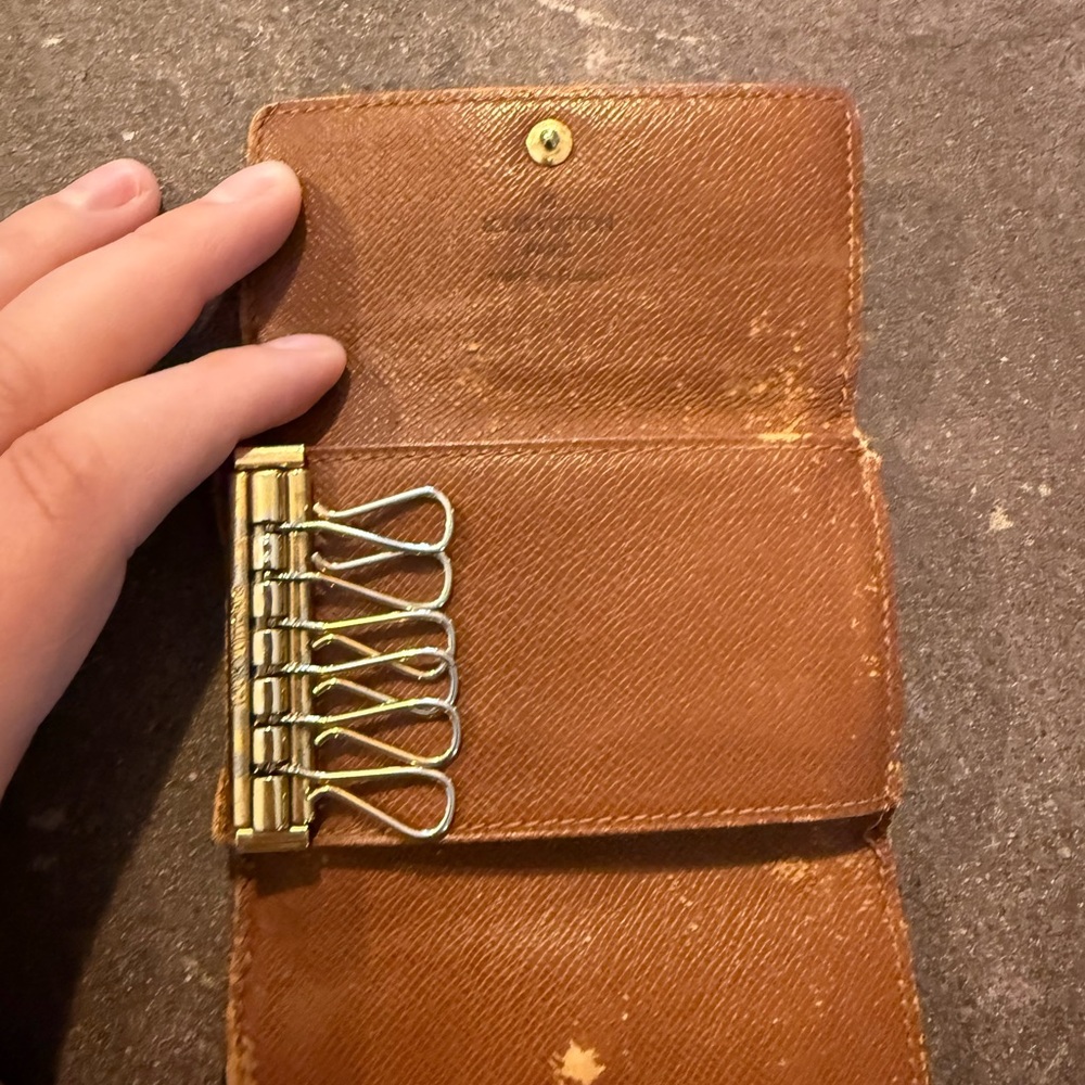 Brown Leather Key Holder